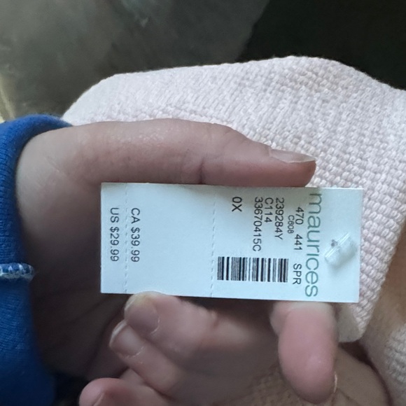 Maurices Light Pink Short Sleeve Tee - Picture 5 of 5